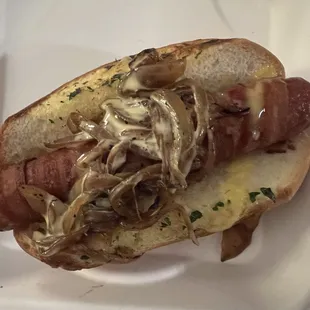 Bacon Wrapped Hotdog