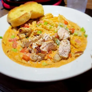 Cajun pasta with chicken... so good!