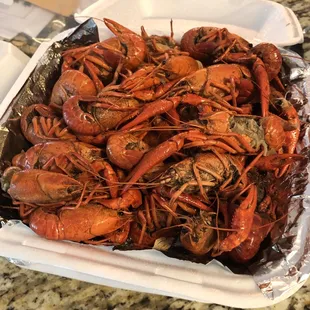 Crawfish. Yum. So good