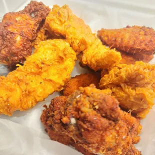 Chicken Tenders and Wings (feathery and ready to fly)
