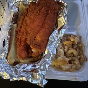 Catfish Mac N Cheese