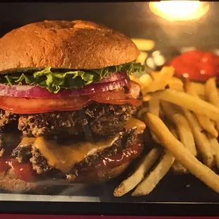 Cheeseburger and Fries