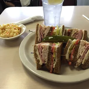 It's called The Trever: ham, turkey, and bacon with provolone cheese