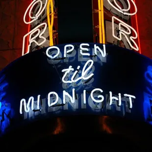 open till midnight
