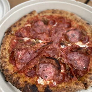 pizza, food