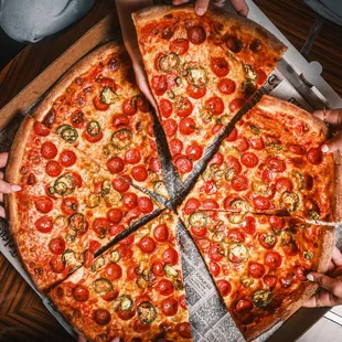 Pepperoni and Jalapeno Pizza