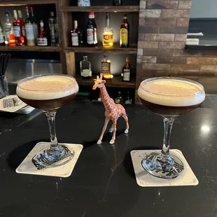 Delious espresso martini. Menus