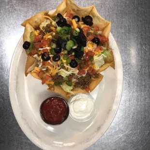 Taco Salad is so delicious and churchy!!!