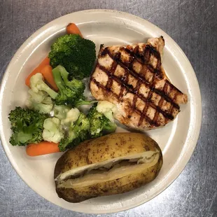 Side Pockets grill chicken