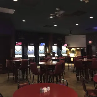 Nice new dart  boards in back and another row up front.