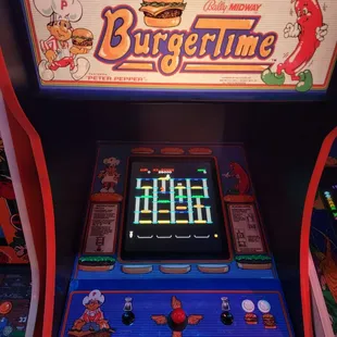 Classic cabinet game BurgerTime!