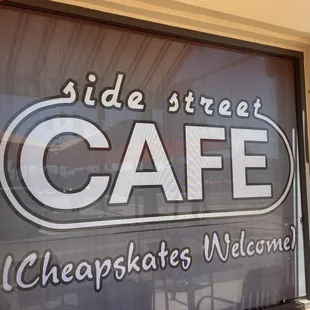 the outside of the restaurant