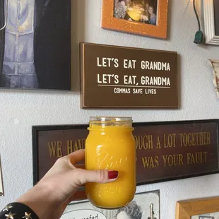 fresh orange juice