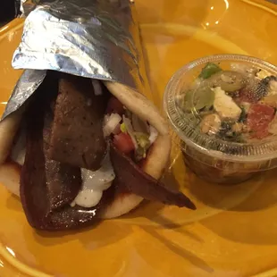Beef &amp; Lamb gyro! Yummy!