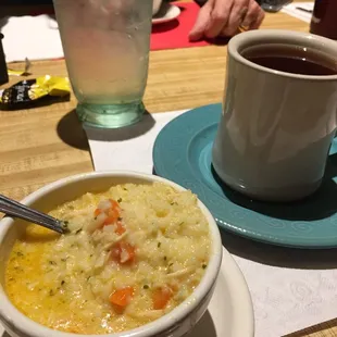 Chicken rice soup