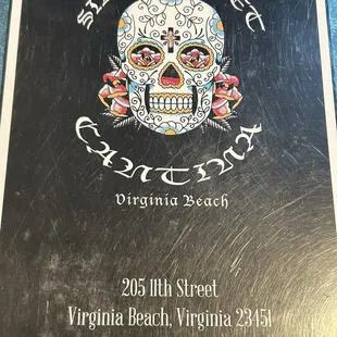 Menu front