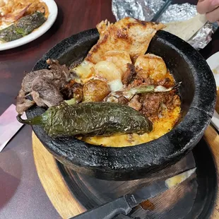 Mexican parilla for two