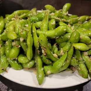 Garlic Edamame