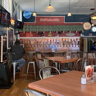 Craft beer selection