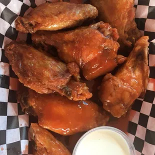 Extra crispy hotter than hell wings