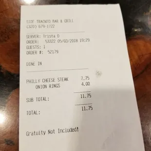 $11.75 is a rip off.