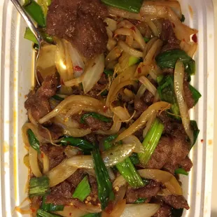 Mongolian beef