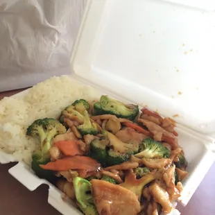 Chicken &amp; broccoli