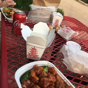 General Tso and Chicken and Broccoli
