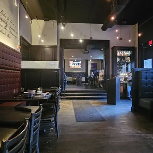 Looking from bar area toward hostess station