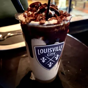 Bourbon cream shake