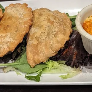 Beef empanadas.