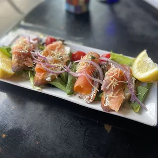 Smoked Salmon Bruschetta