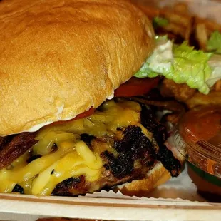 Japoleno Cheddar Burger was a special