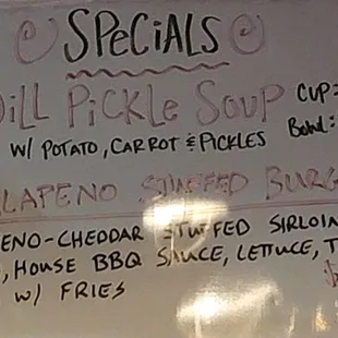 Menu Special