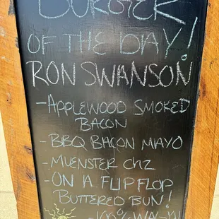 Burger of the Day!