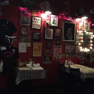 Funky wall in the place