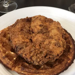 Jerk Fried Chicken &amp; Waffles