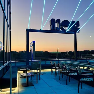 Sunset on the patio!