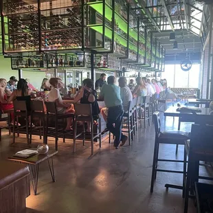 Bar view from the entrance!