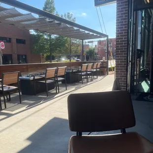 Outside seating