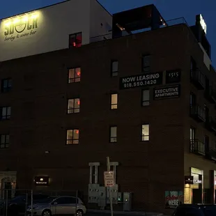 Night shot of Exterior