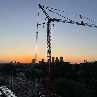 Beautiful sunset view