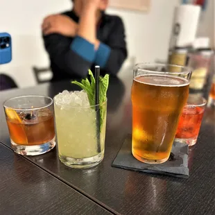Old Fashioned / Southside / BPA / Negroni  - Photo credit: Heather S.