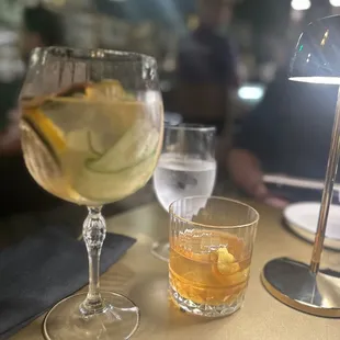 Spanish G&amp;T an the Holla Back Sazerac