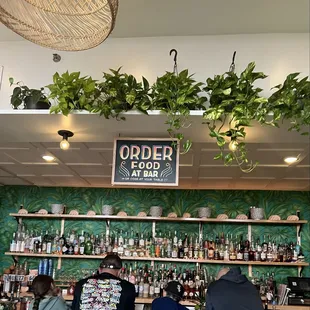 ordering from the sidecar from the patio side