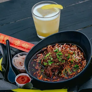 Birria ramen from The Shed Kitchen at Sidecar