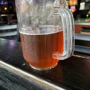 Happy hour $6 off pitchers (we obviously poured a bunch of it out)