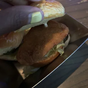 Fired Fried Chicken Slider