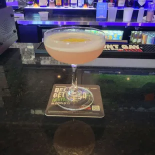 Mrs Hibiscus: Gray Whale gin, lemon, and hibiscus syrup