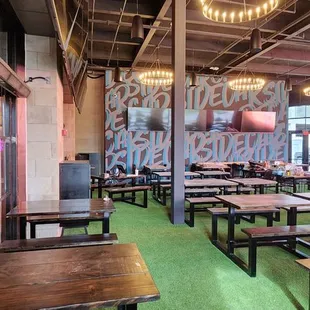 Climate controlled indoor patio